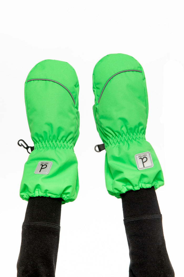 Play Baby Winter Mittens Vibrant Green-1