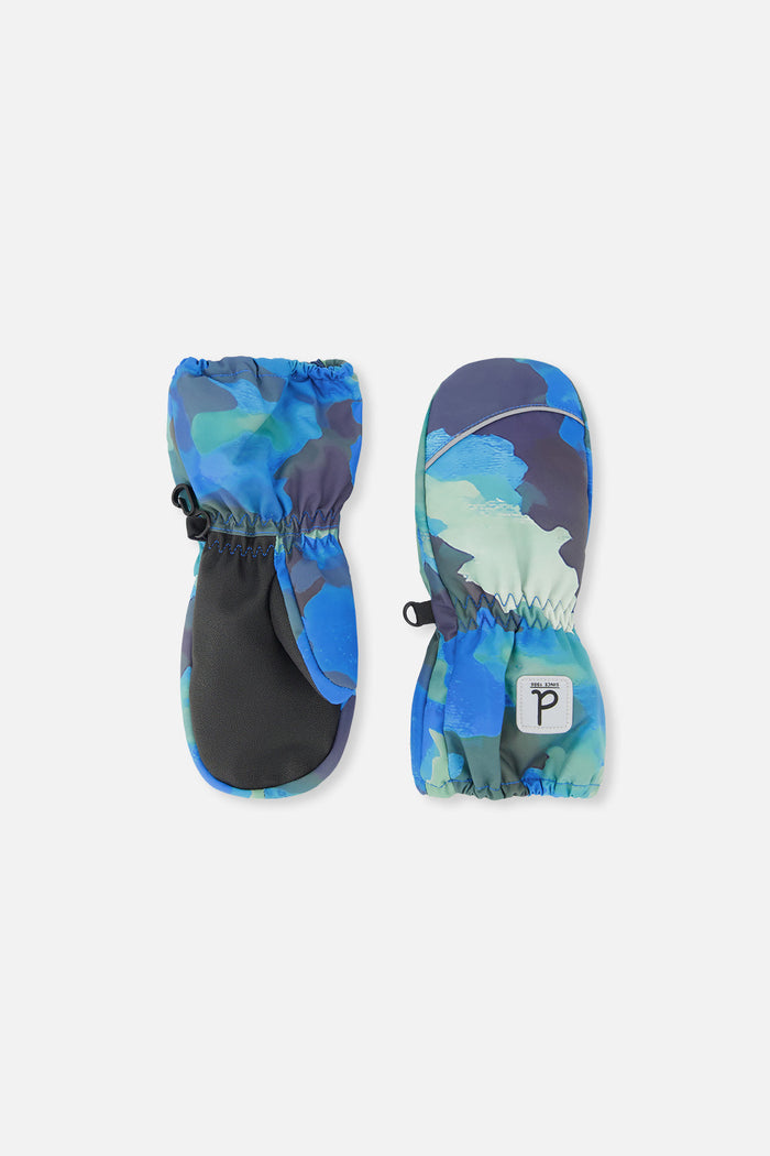 Play Winter Mittens Blue Camouflage-0