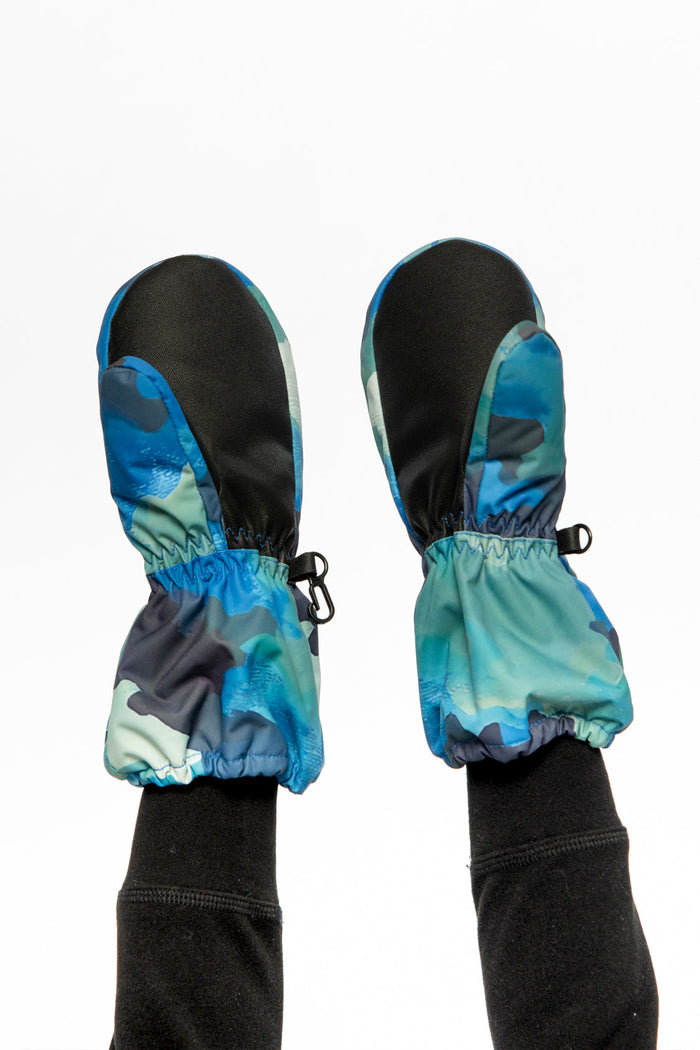 Play Winter Mittens Blue Camouflage-2