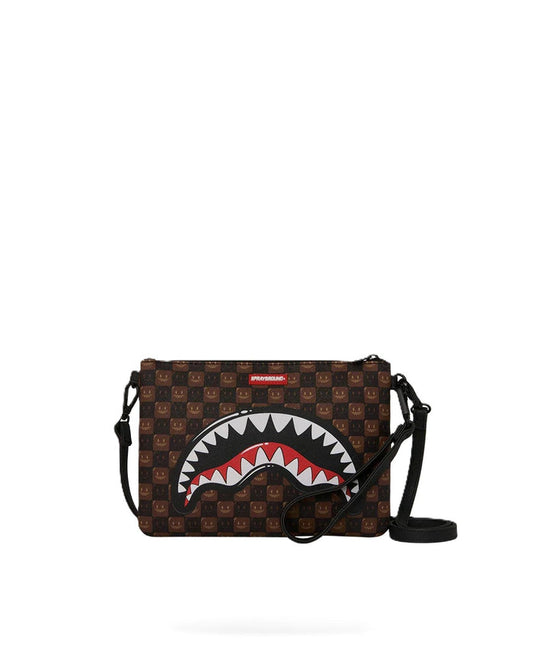 SPRAYGROUND  910B9307NSZ SHARKSINPARIS-BROWN CHECK