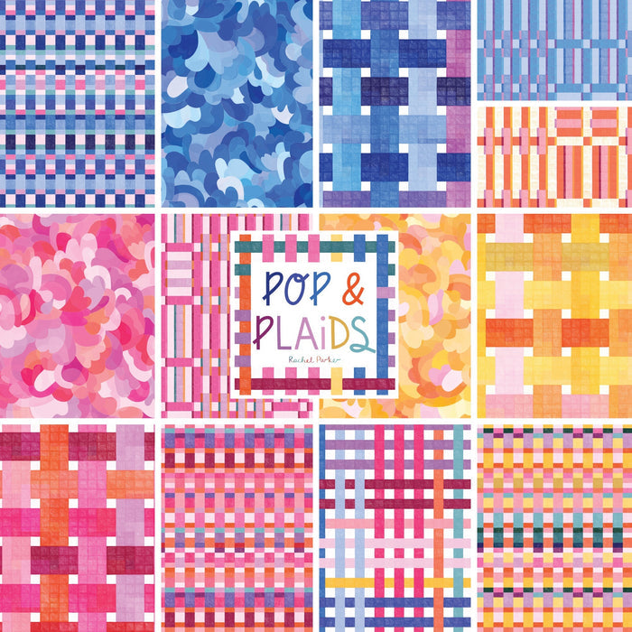 Pop and Plaids Fat Quarter Bundle