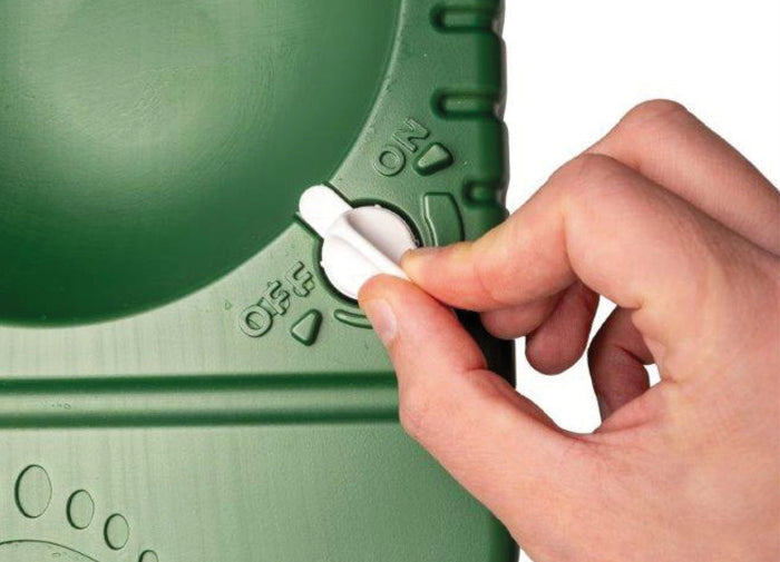 The valve of the Porta-Bowl: portable dog water bowl sold by Muntjac Trading