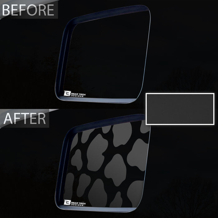 Precut Animal Cow Print Rear Window Fuel Door Decal Stickers Fits Jeep Gladiator 2020 2021 2022 - Bogar Tech Designs