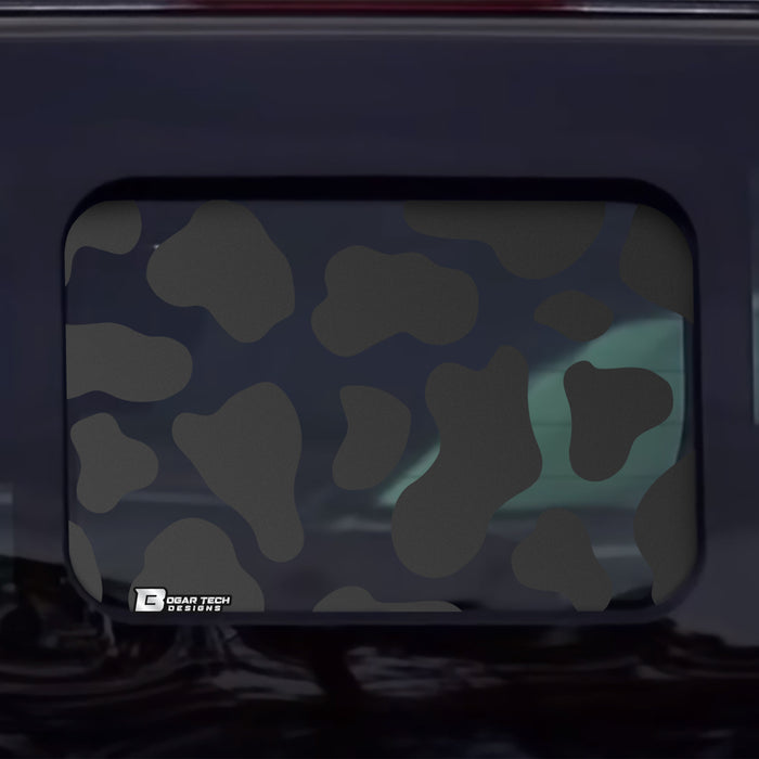 Precut Rear Middle Window Animal Cow Print Vinyl Decal Fits Ford Ranger 2018 - 2022 - Bogar Tech Designs