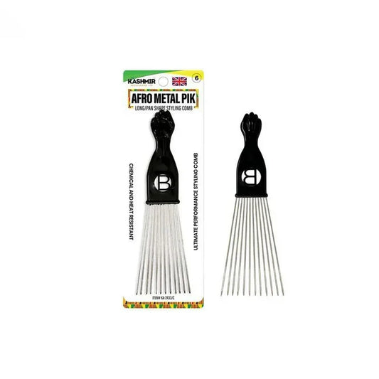 PROFESSIONAL AFRO METAL STYLING PICK FOR CURLY & TEXTURED HAIR