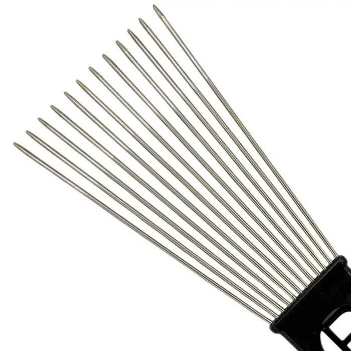 PROFESSIONAL AFRO METAL STYLING PICK FOR CURLY & TEXTURED HAIR