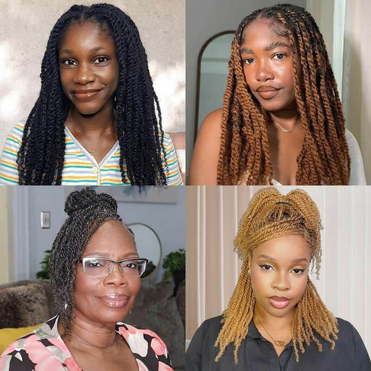 qvr colorful afro kinky bulk hair