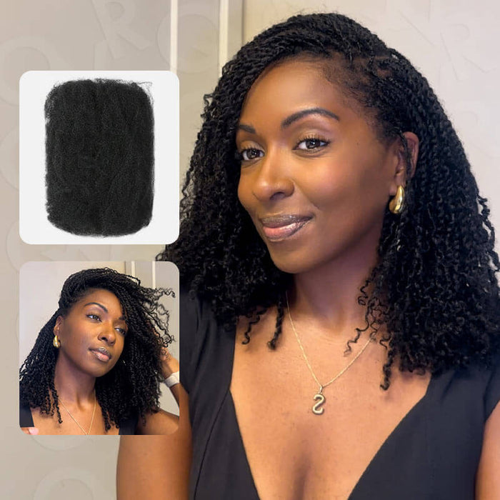 #1B-20inches-5 packs afro kinky bulk