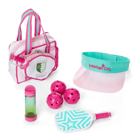 Raquel's™ Pickleball Bag & Paddle Set for 18-inch Dolls (Girl of the Year™ 2026)