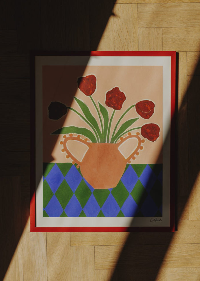 Red Tulips by Carla Llanos