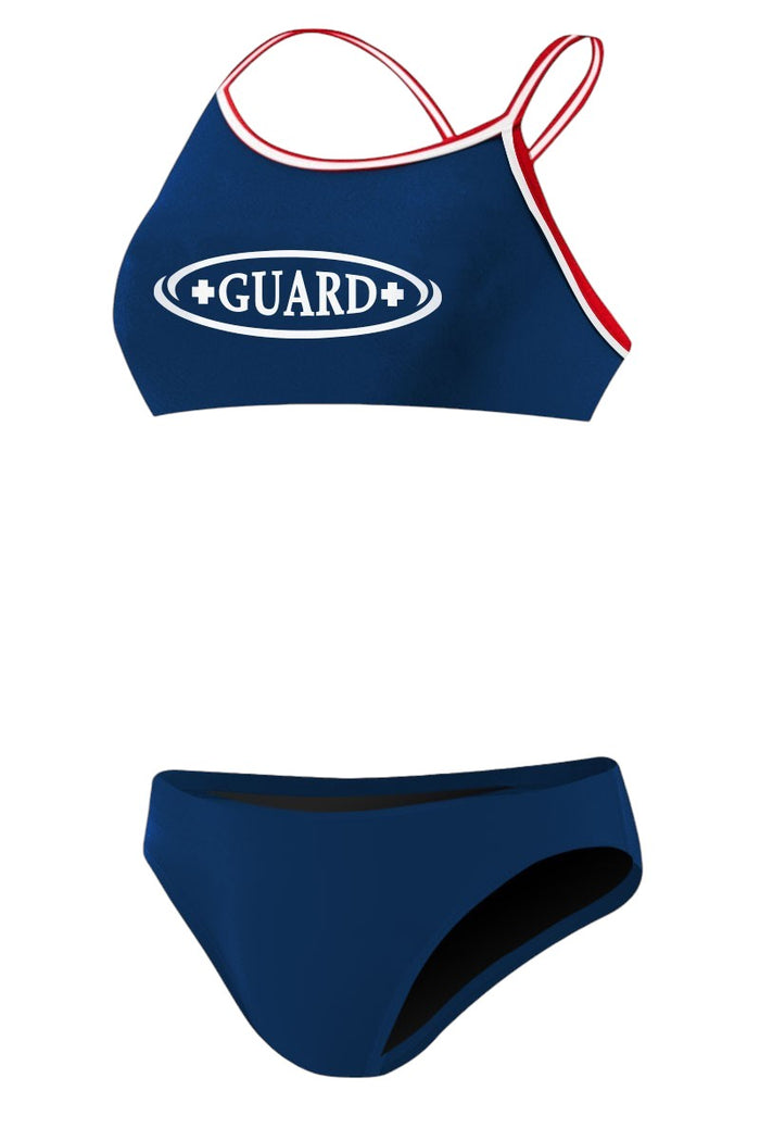 Rise Guard Poly Tri Color Bikini