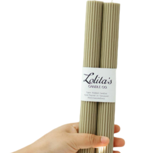 unscented green pillar candles, soy beeswax blend candle, pistachio green candle pair, non-toxic taper candles, eco-friendly home decor, handcrafted dinner candles, sculptural candles for decor, dripless candle tips, natural wax table candles, Rome pillar candle set