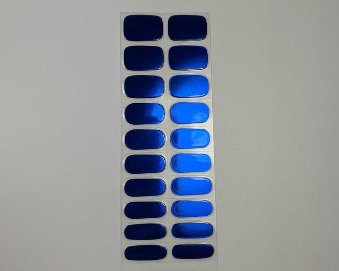 Semi-cured Gel Nail Wraps - Sapphire Eclipse