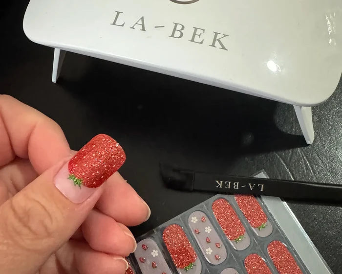 Semi-cured Gel Nail Wraps - Strawberry Fields