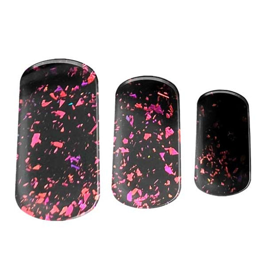 Semi-cured gel nail wraps in Volcanic Speckle, product shot