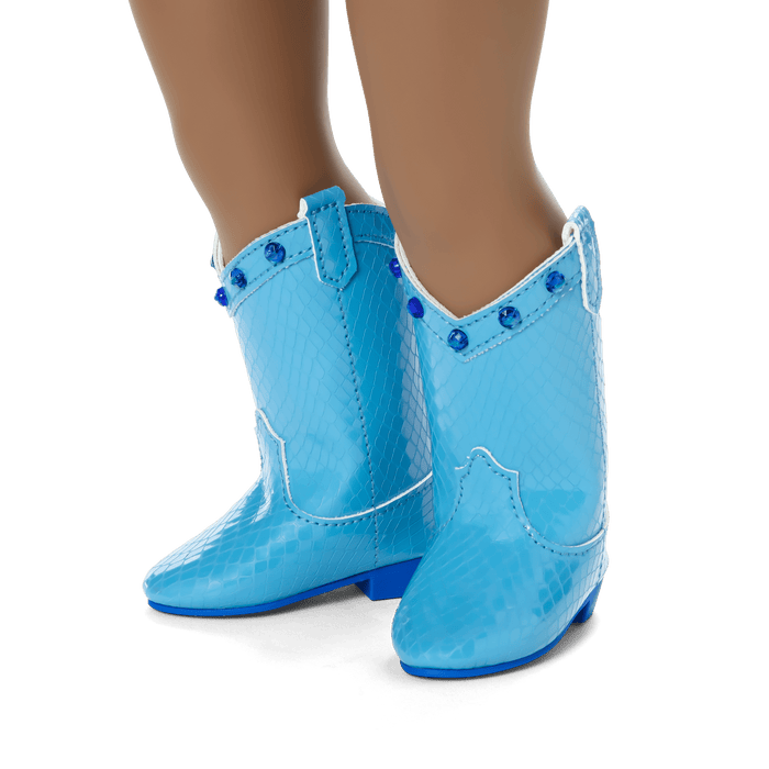 September Sapphire Sparkle Outfit for 18-inch Dolls