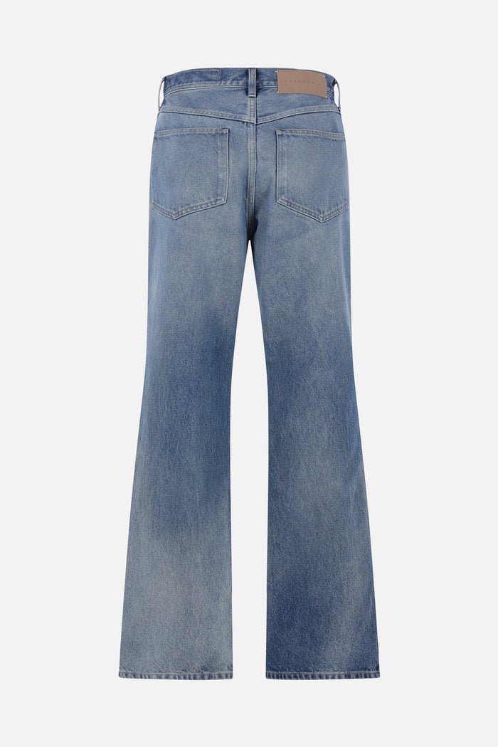 Split Panel jeans in denim