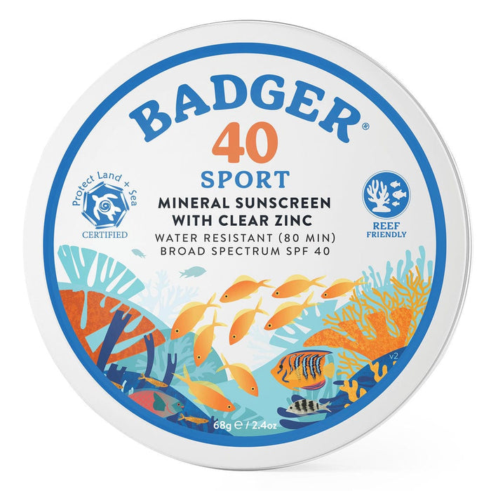 Clear Zinc Mineral Sunscreen Tin - SPF 40