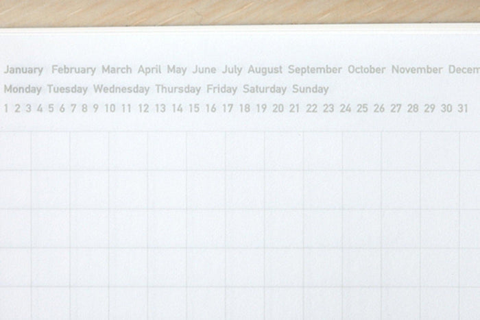 Stalogy 1/2 Year Notebook - A5 - Grid - 186 Pages - Black