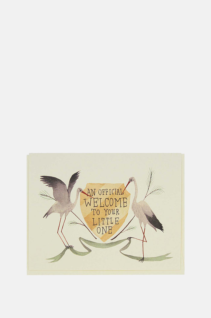 The Regional Assembly of Text Storks Card.