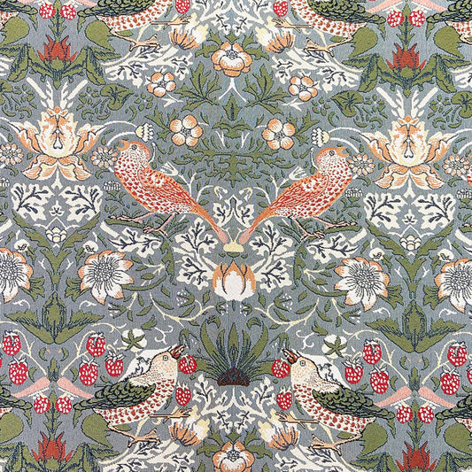 Strawberry Thief Grey - Fabric for Upholstery