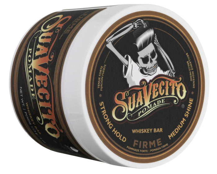 Suavecito Whiskey Bar Stong Pomade, 4 oz