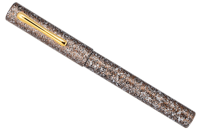 Taccia Granite Stone Fountain Pen - Brown GT