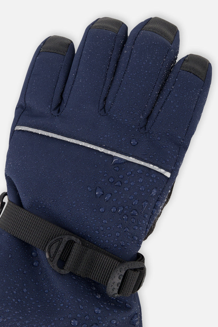 Teknik Winter Gloves Navy Blue-1
