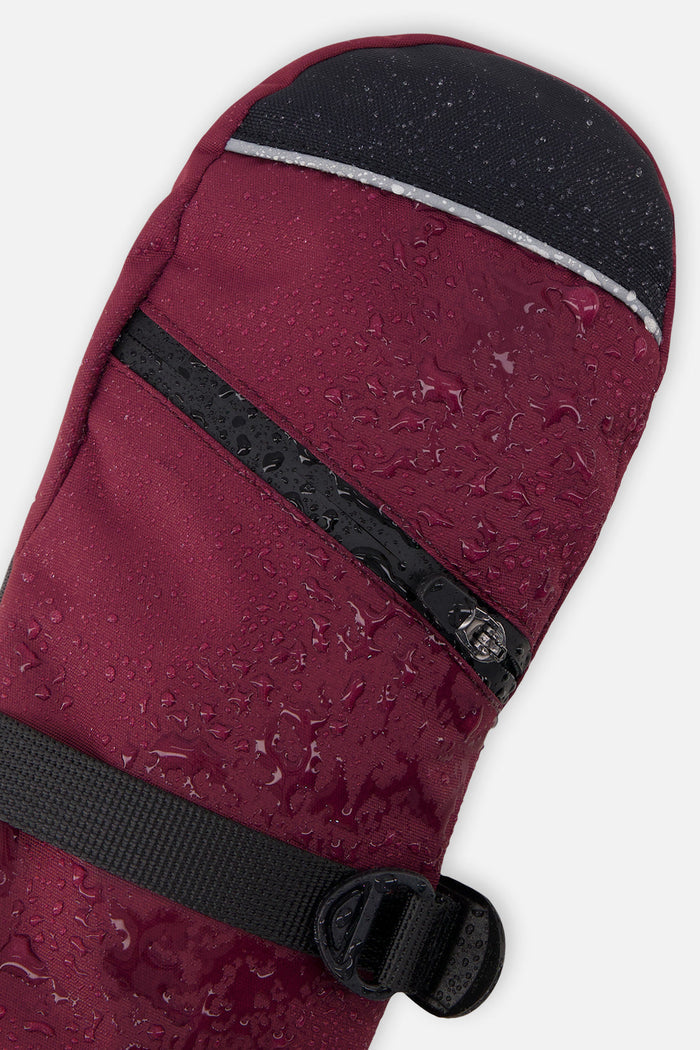 Teknik Winter Mittens Burgundy-3