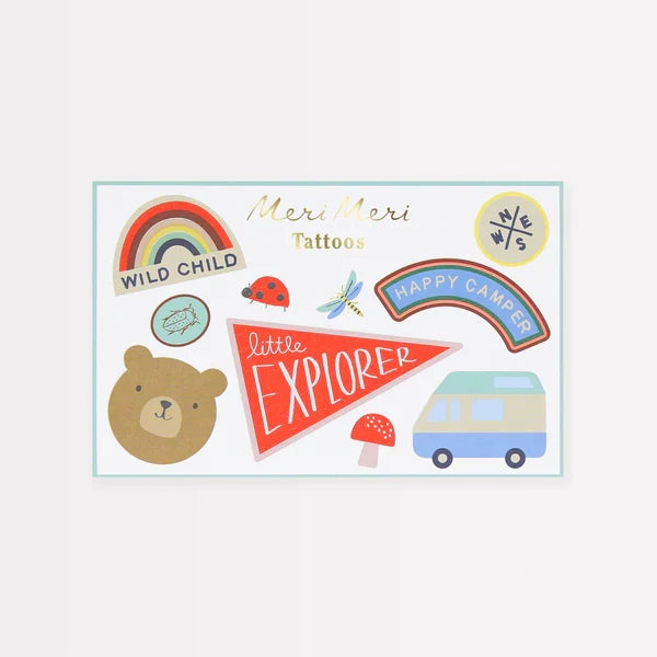 Meri Meri - Temporary Tattoo - Outdoor Adventures