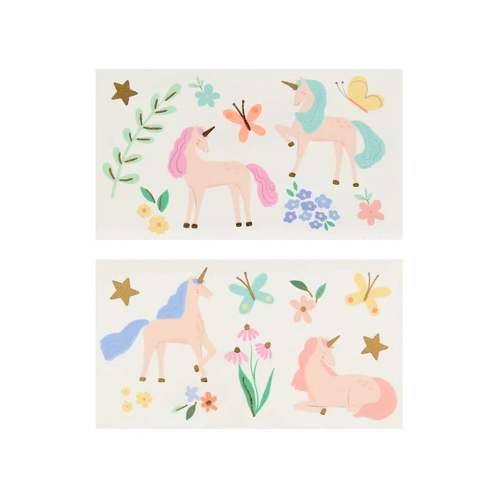Meri Meri - Temporary Tattoo - Unicorn - Pack Of 20
