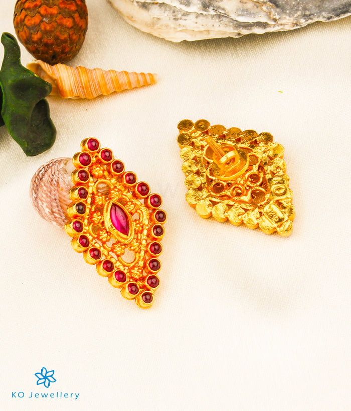 The Mohit Silver Kempu Earrings