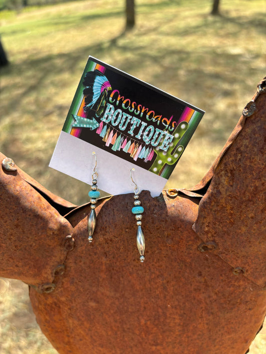 Torpedo/Turquoise Dangle