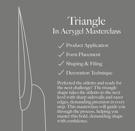 Triangle Shape in Acrygel Masterclass
