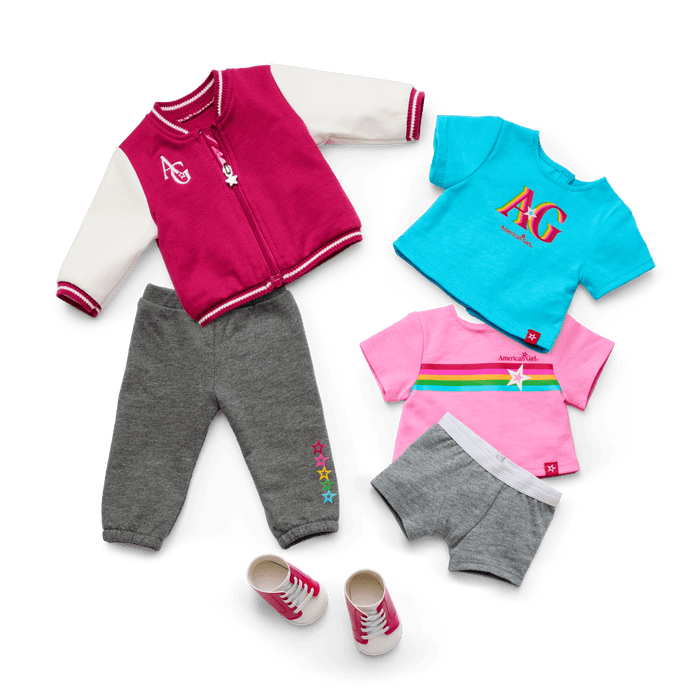 Truly Me™ 18-inch Doll #104, Puppy & Accessories AG™ Star Squad Bundle