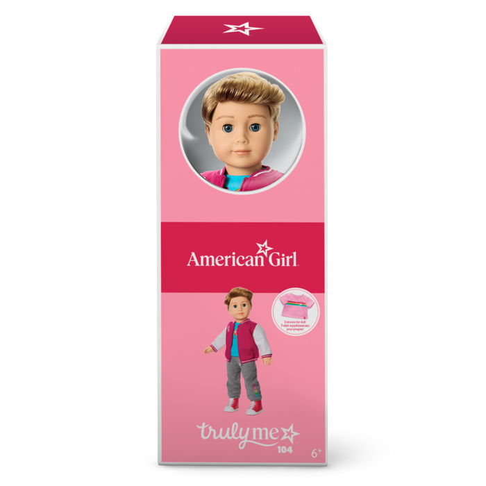 Truly Me™ 18-inch Doll #104, Puppy & Accessories AG™ Star Squad Bundle