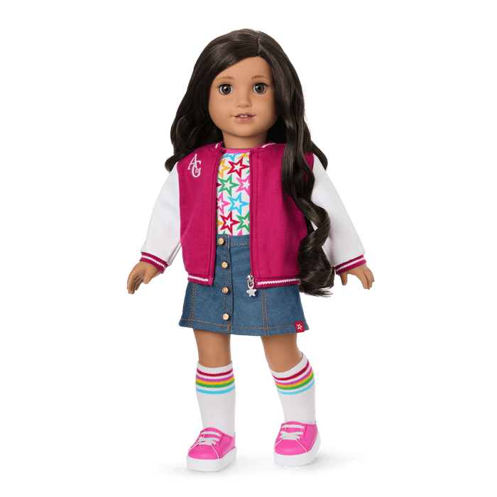Truly Me™ 18-inch Doll #108, Puppy, Mini Backpack & Accessories AG™ Star Squad Bundle