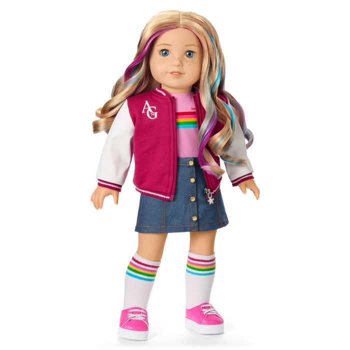Truly Me™ 18-inch Doll #110, Puppy, Mini Backpack & Accessories AG™ Star Squad Bundle