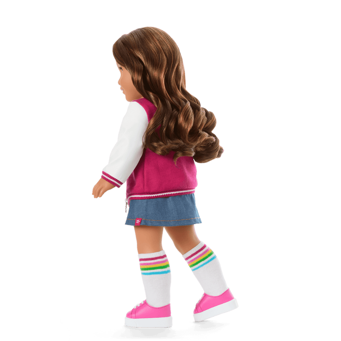 Truly Me™ 18-inch Doll #117, Puppy, Mini Backpack & Accessories AG™ Star Squad Bundle