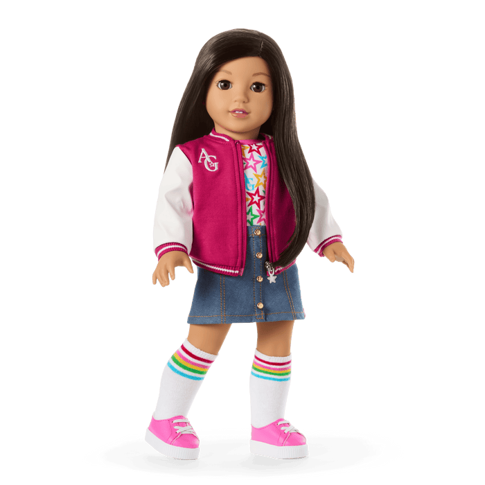 Truly Me™ 18-inch Doll #124, Puppy, Mini Backpack & Accessories AG™ Star Squad Bundle