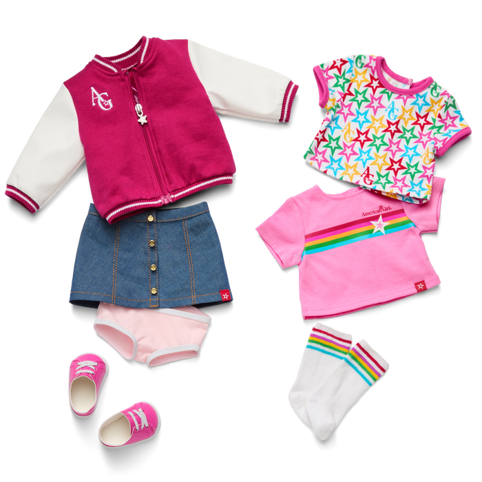 Truly Me™ 18-inch Doll #127, Puppy, Mini Backpack & Accessories AG™ Star Squad Bundle