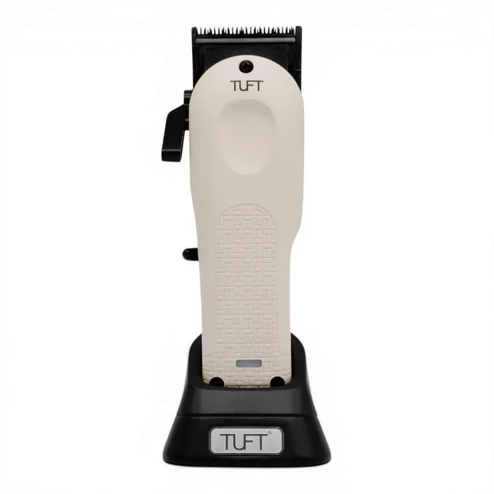 Tuft Compact Cordless Clipper- Black With White Changeable Cover