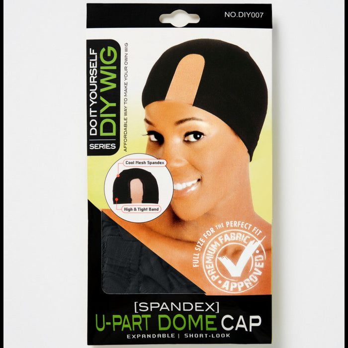 U-Part Spandex Dome Wig Cap