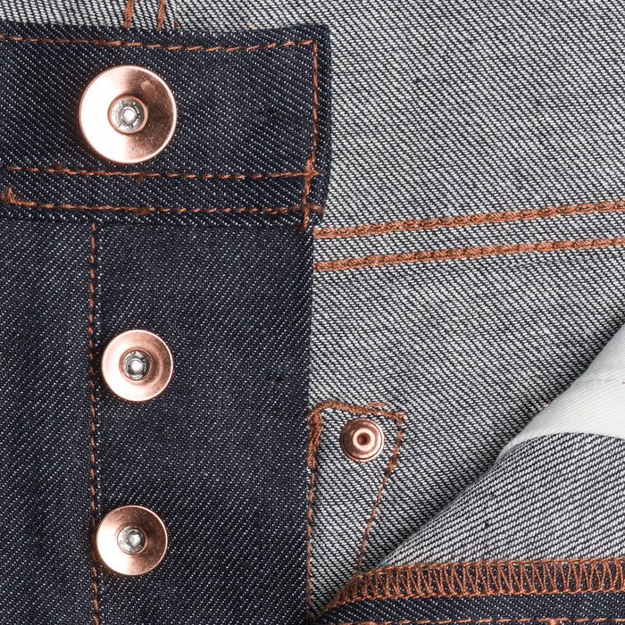 UB122 Skinny Fit 11oz Indigo Stretch Selvedge Denim | The Unbranded Brand
