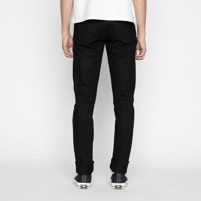 UB148 Skinny Fit - 14.5oz. Slubby Black Selvedge