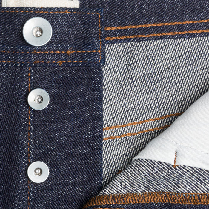 UB221 Tapered Fit 21oz Heavyweight Indigo Selvedge Denim | The Unbranded Brand