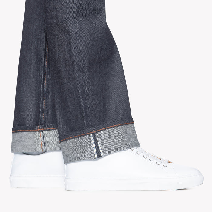 UB322 Straight Fit 11oz Indigo Stretch Selvedge Denim | The Unbranded Brand