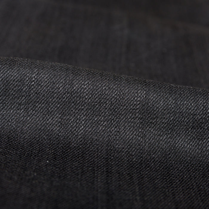 UB344 Straight Fit 11oz Solid Black Stretch Selvedge Denim | The Unbranded Brand