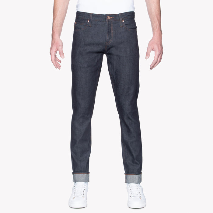 UB422 Tight Fit 11oz Indigo Stretch Selvedge Denim | The Unbranded Brand
