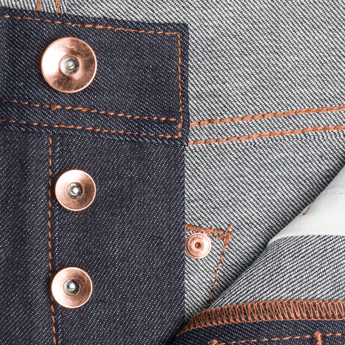UB422 Tight Fit 11oz Indigo Stretch Selvedge Denim | The Unbranded Brand